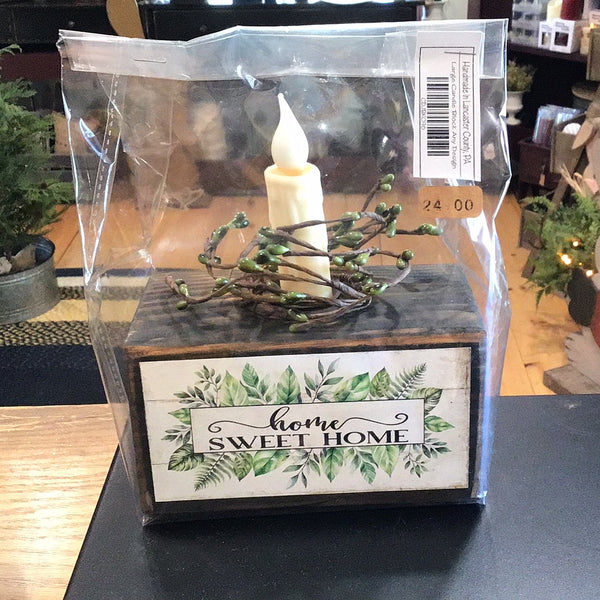 Candle Block with Candle Light