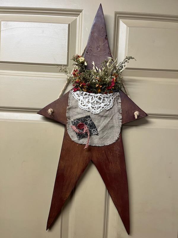 Wooden Barn Star - Primitive - 30