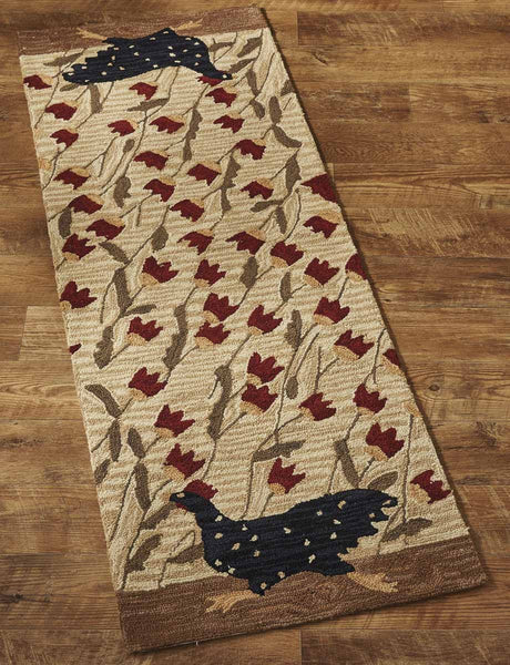 Chicken Run Hooked Chair Pad