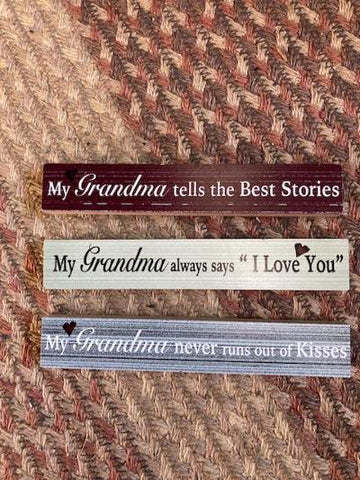 Grandma Message Sticks