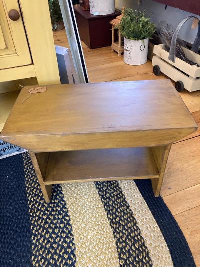 Cobbler's Bench - Mustard over Black - Store pickup only