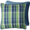 Blue Plaid Pillow