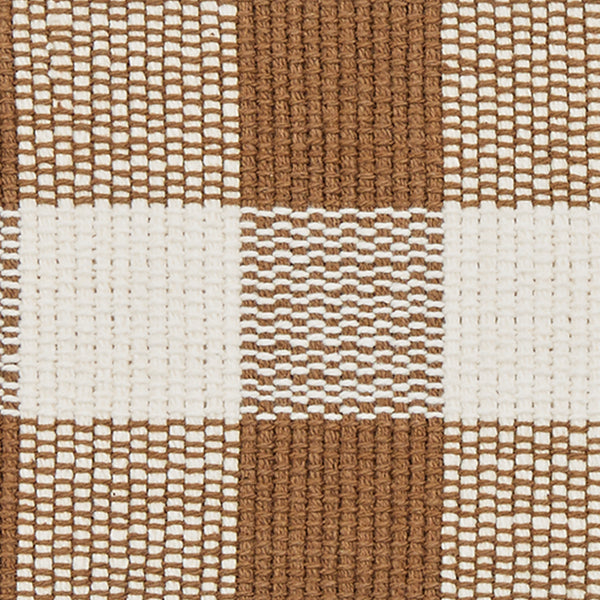 Wicklow Table Runner - Brown and Cream