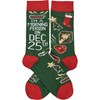 Morning Person On Dec 25th Socks