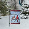 Cardinal Couple Garden Flag