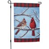 Cardinal Couple Garden Flag