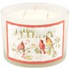 Winter Cardinal Candle
