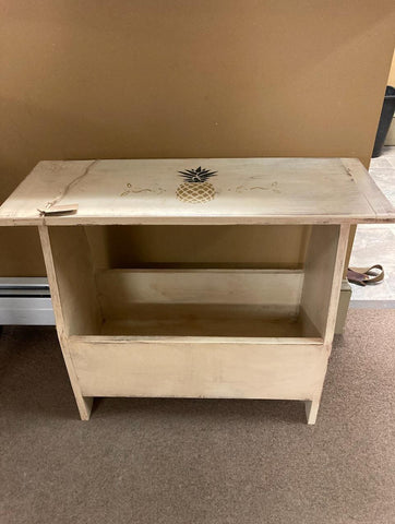 Pineapple Table W/ Cubby  ** In Store Only