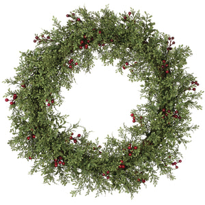 Mini Leaf With Berries Wreath