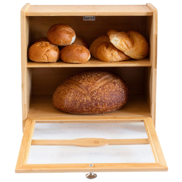 Bread Box Farmhouse Double Layer
