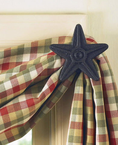 Curtain Hooks - Pair - Cast Star - Black