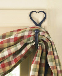 Curtain Hooks - Pair - Split Heart