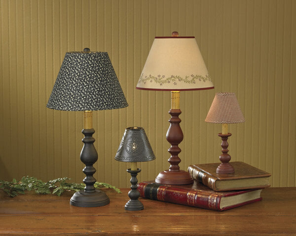 Candkestick Lamp 23"   Red