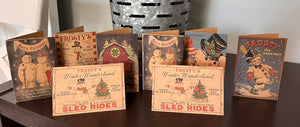 Holiday cards with Envelopes 5 1/4 x 4 1/4 - Set of 8