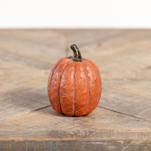 3.75" Orange Tall Pumpkin