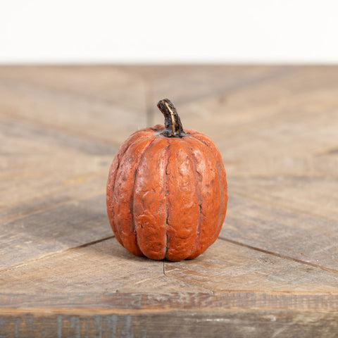 3.75" Orange Tall Pumpkin