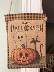 Happy Halloween Flour Sack Towel 28 x 28