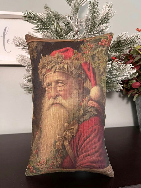 Old St. Nick Pillow 8 x 12