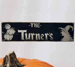 Halloween Family Sign - Special Order