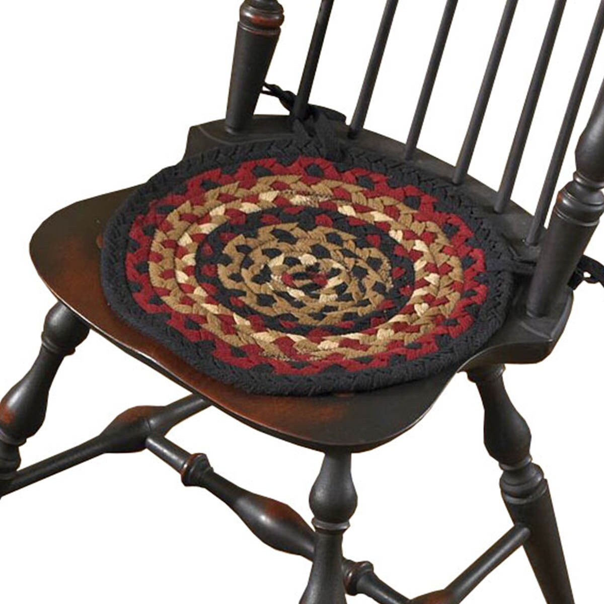 Folk Art Braided Chair Pad