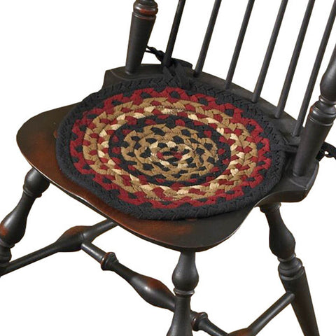 Folk Art Braided Chair Pad