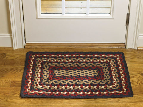 Folk Art Braided Rectangle Rug  20' x 30'