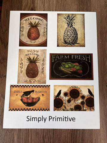 Pineapple Framed Canvas Print