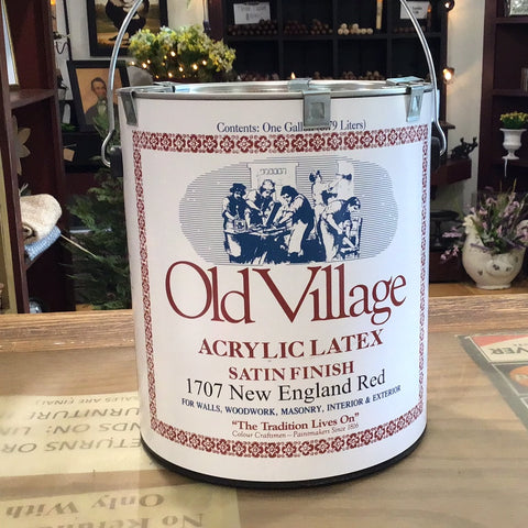 Old Village Paint - Gallon  1707 New England Red