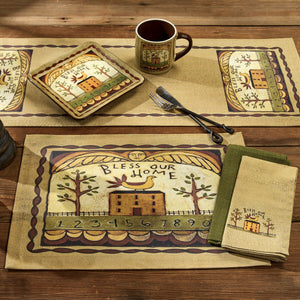 Bless Our Home Table Runner 36"L