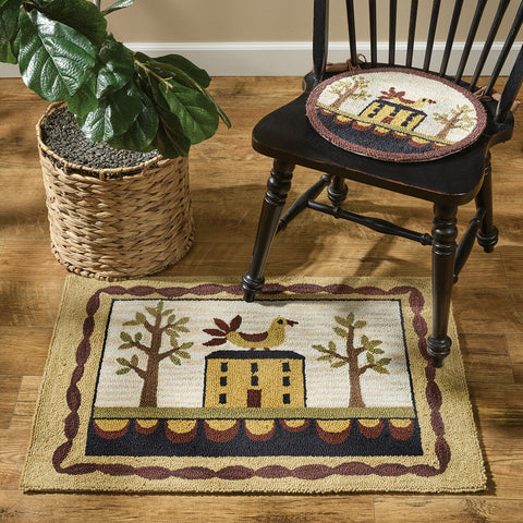 Bless Our Home Hooked Runner   2' x 6'