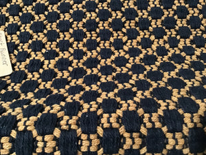 COTTAGE WEAVE MUSTARD/BLACK LONG RUNNER