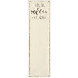 Coffee & Cuss Words Long Notepad
