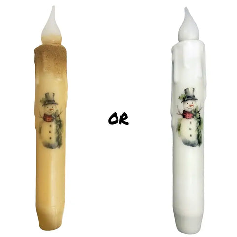Snowman Vintage Taper - Natural