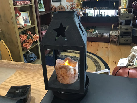 Lantern with Grungy Pillar