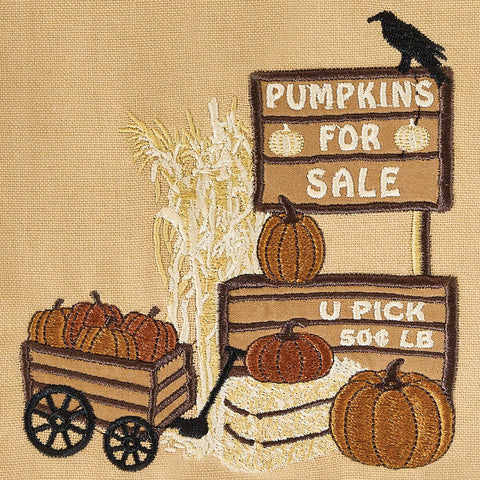 Pumpkins For Sale Dishtowel