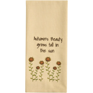 Autumn's Beauty Grows Dishtowel