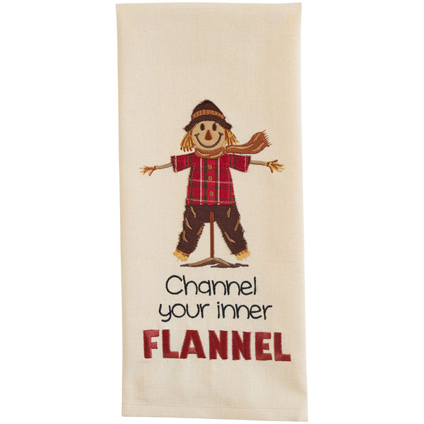 Channel Your Flannel Dishtowel
