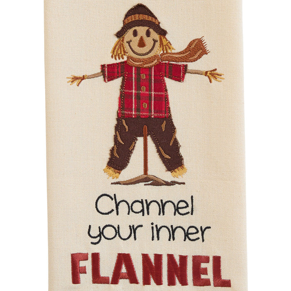 Channel Your Flannel Dishtowel