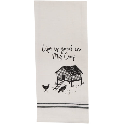 Life Is Good Dish Towel