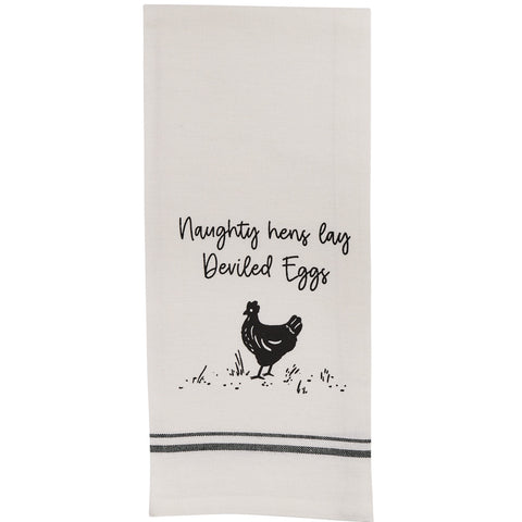 Naughty Hens Dish Towel