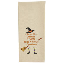 It's OK to be a Witch Dishtowel