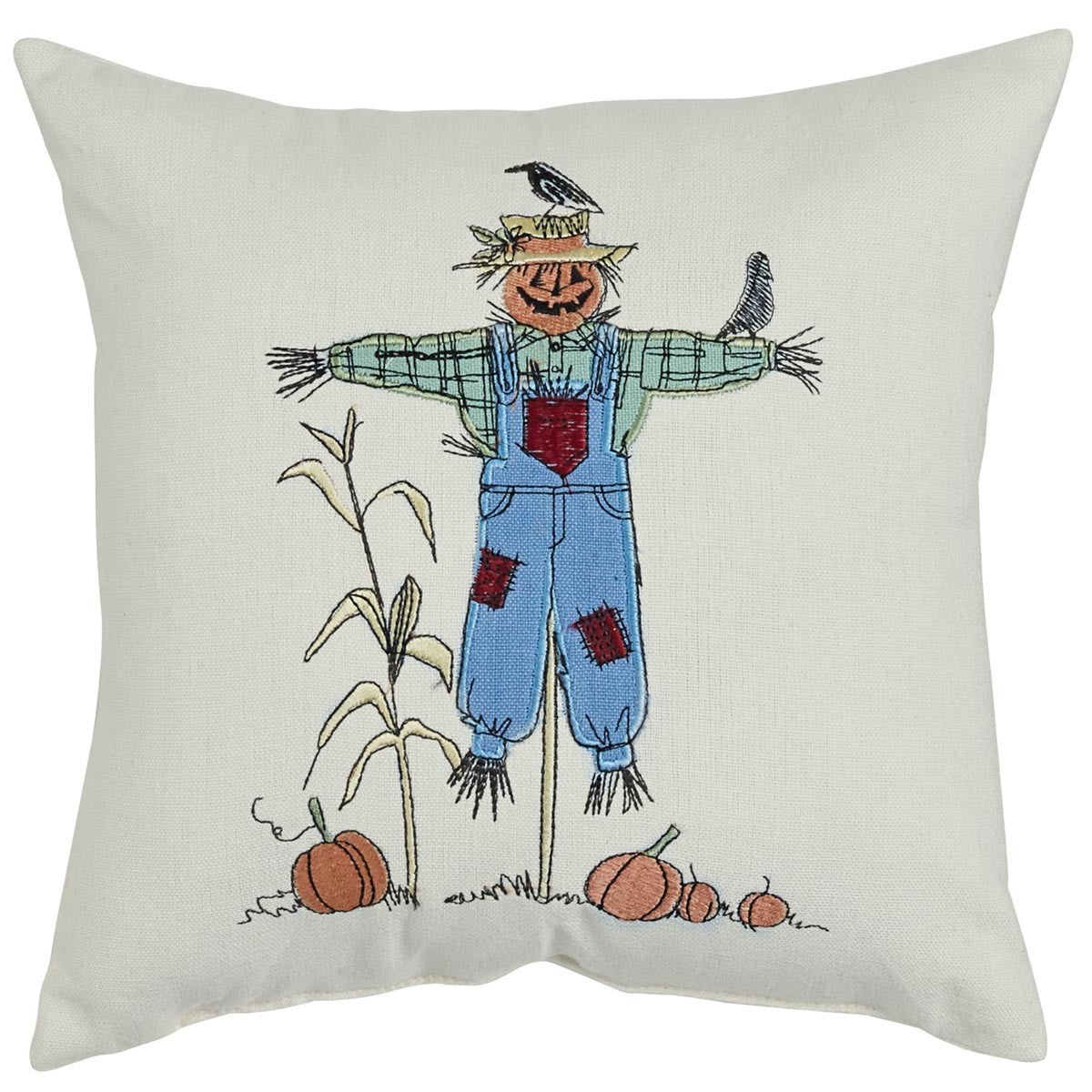 Scarecrow Pillow - Aplique - 10"