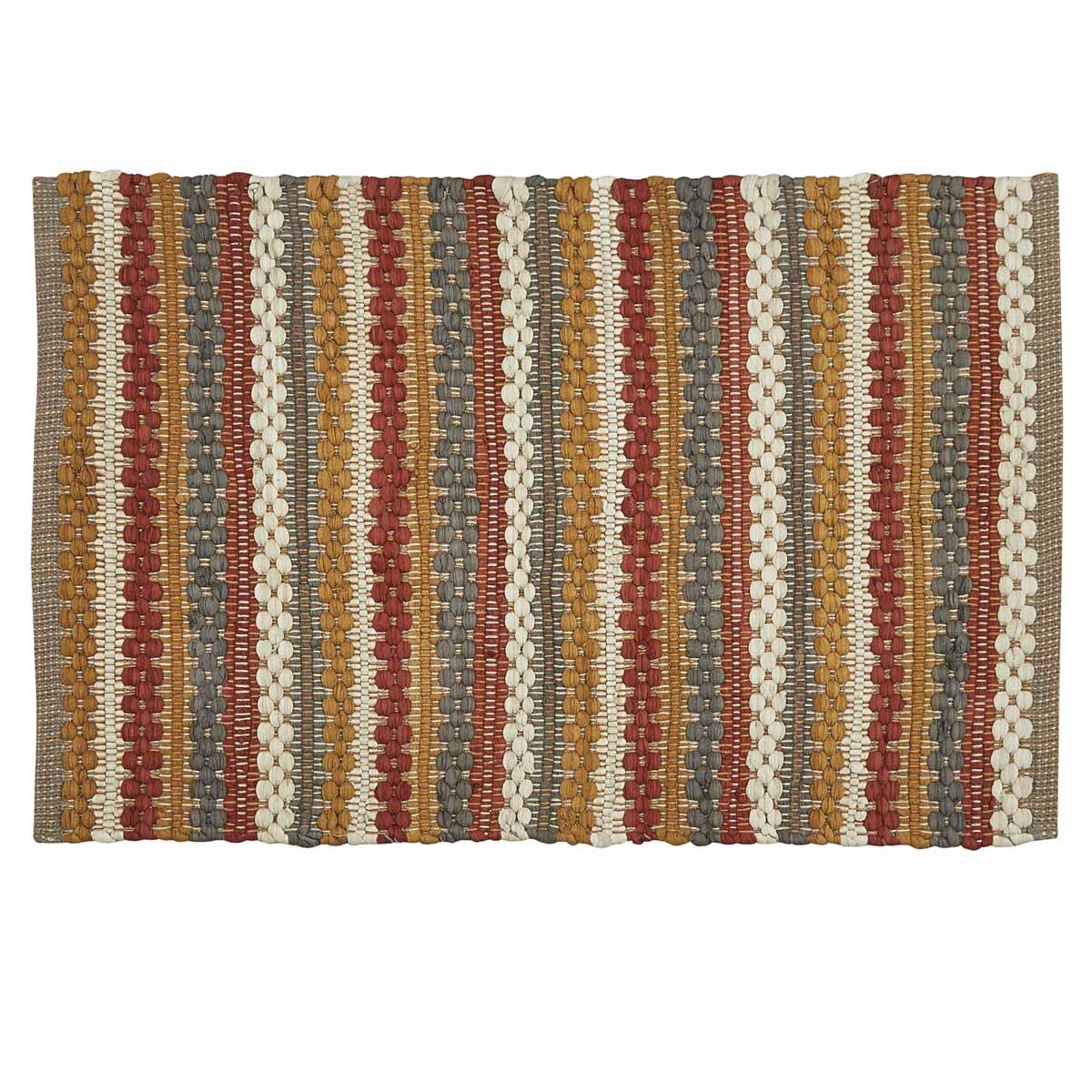 Gathered Pumpkin Chindi Table Runner 36"L