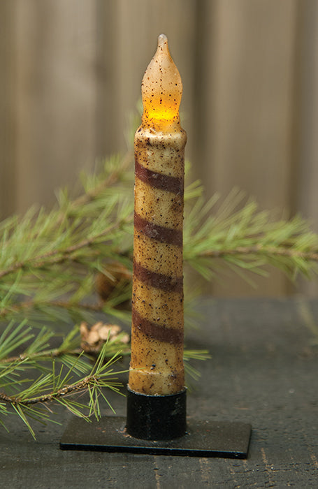 Burnt Ivory Candy Cane Timer - 6"