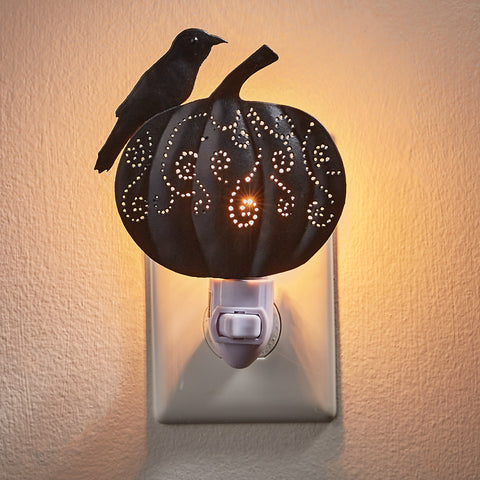 Crow and Pumpkin Nightlight