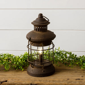 Rustic LED Table Lamp