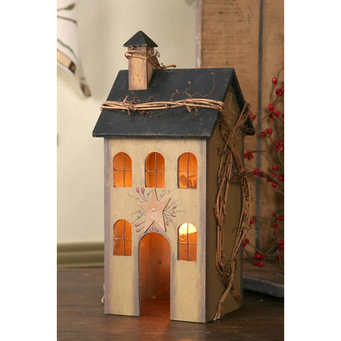 Primitive House Electric Light