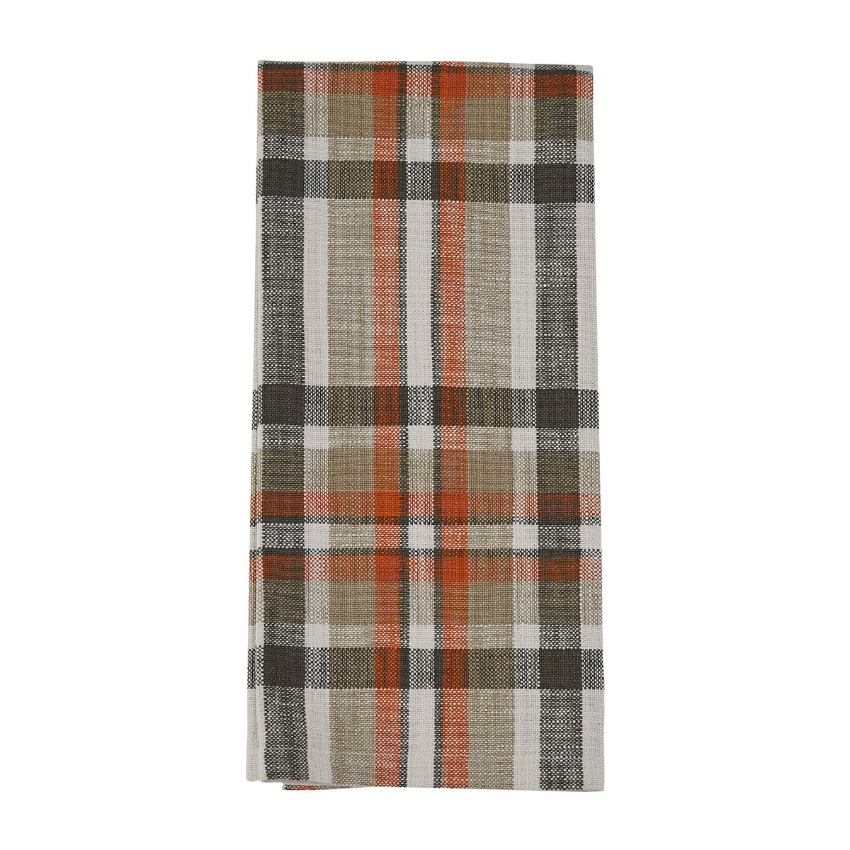 October Spice Plaid Throw