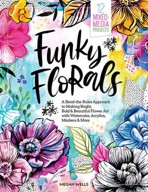 Funky Florals  Hardcover book