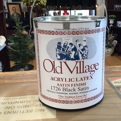 Old Village Paint - Gallon 1726 Black Satin